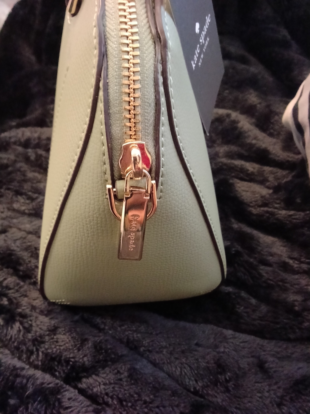 kate spade New York Phoebe Balsam olive green dome satchel NWT , - Picture 4 of 6